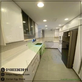 مطابخ وقرص واحواض من الكوريان corian